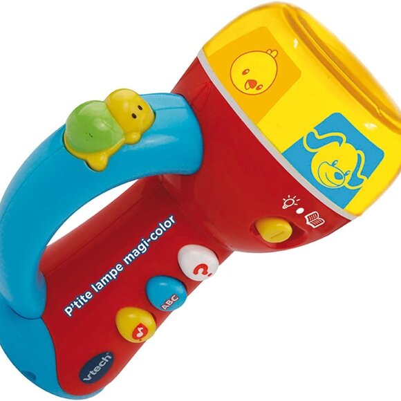 Brand New (French Version）🔦 VTech Spin & Learn Color Flashlight 🌈🐢🎶 - Picture 1 of 12